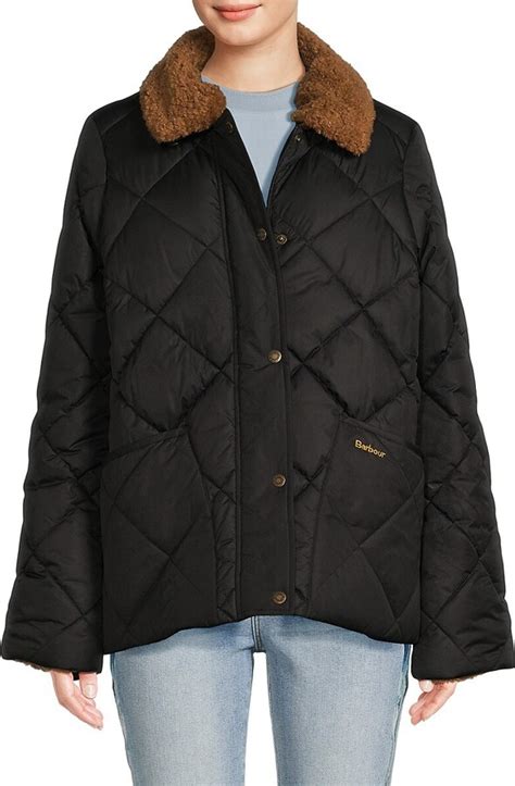 Get Cozy: Faux Fur-Trimmed Quilted Jacket